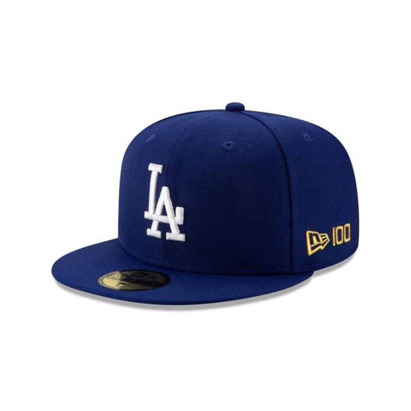 MLB Los Angeles Dodgers Team Color 59Fifty Fitted (WIF4800) - Black New Era Caps